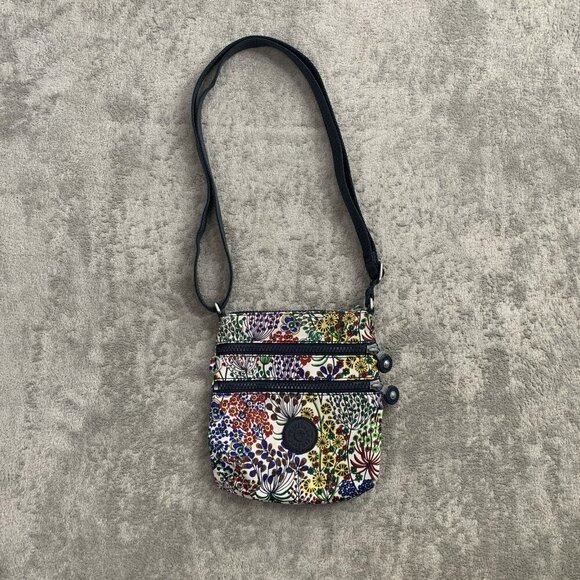Kipling Handbags - Kipling Crossbody Bag Womens Small Floral Handbag Adjustable Travel 7.5x7”